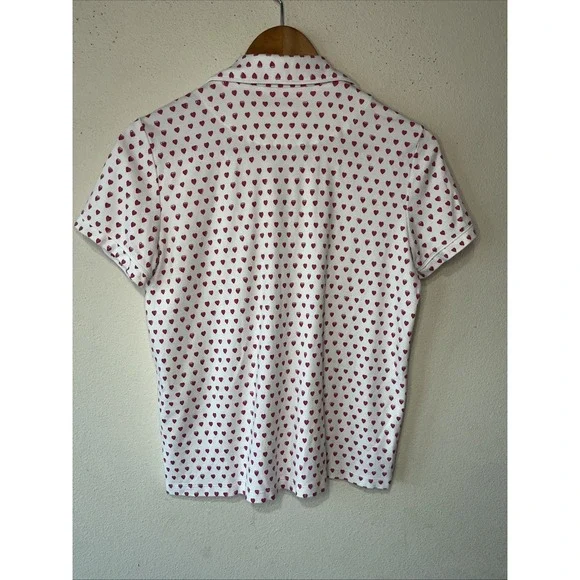 Roller Rabbit Women's Heart Shaped Pajama Top Size S Preppy Pima Cotton - Picture 9 of 9